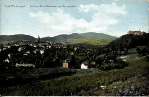 Ak Bad Wildungen in Nordhessen, Schloss Friedrichstein, Königsquelle