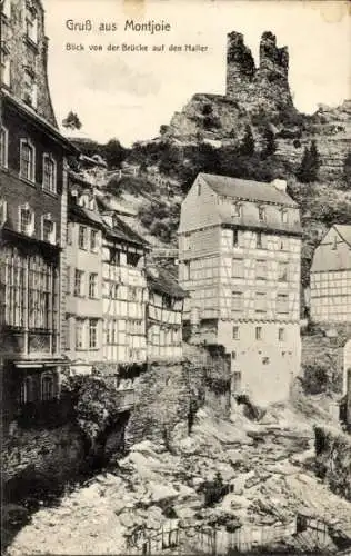 Ak Monschau Montjoie in der Eifel, Haller, Blick von der Brücke