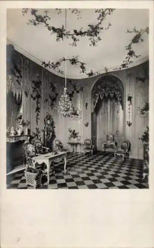 Ak Potsdam, Schloss Sanssouci, Voltairezimmer