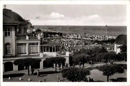 Ak Lübeck Travemünde, Casino Garten