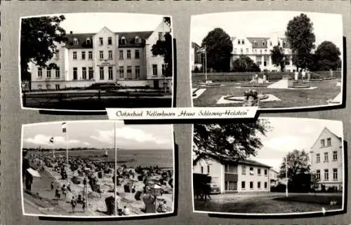 Ak Kellenhusen an der Ostsee, Haus Schleswig Holstein, Garten, Strand