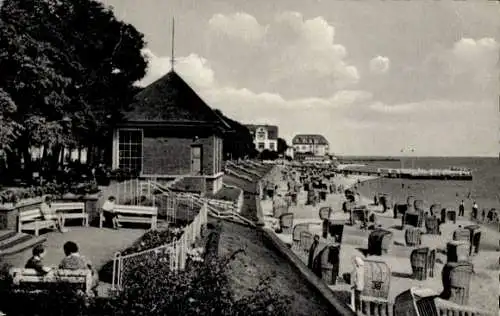 Ak Wyk auf Föhr in Nordfriesland, Kurpromenade