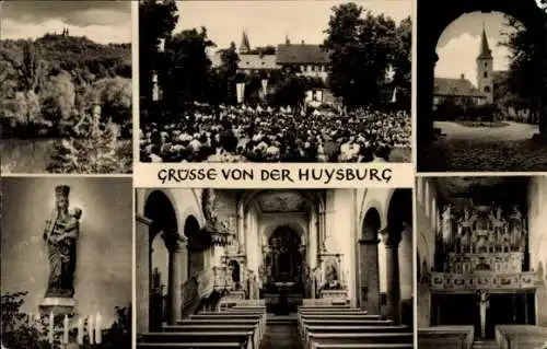 Ak Huy am Harz, Huysburg, Kirche, Heiligenstatue