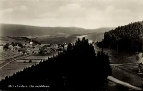 Ak Meura in Thüringen, Blick von Richters Höhe