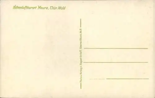 Ak Meura in Thüringen, Blick von Richters Höhe