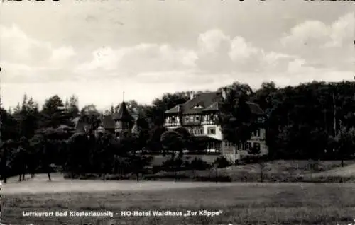 Ak Bad Klosterlausnitz in Thüringen, HO-Hotel Waldhaus Zur Köppe