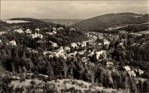 Ak Bad Gottleuba in Sachsen, Panorama, Blick vom Tannenbusch