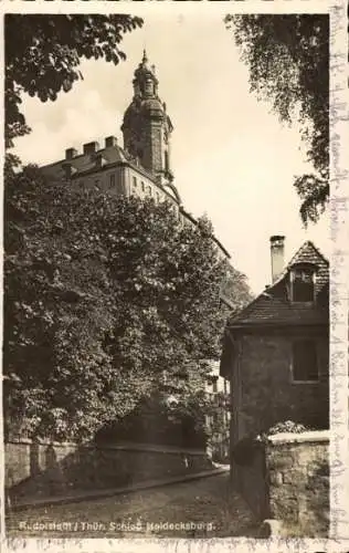 Ak Rudolstadt in Thüringen, Schloss Heidecksburg, Glockenturm