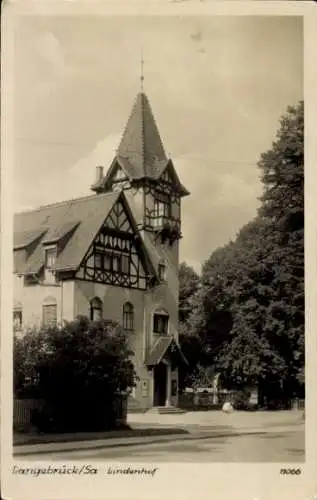 Ak Dresden Langebrück, Lindenhof