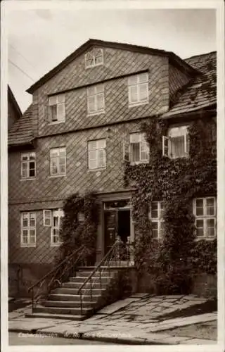 Ak Eschershausen im Weserbergland, W. Raabe's Geburtshaus