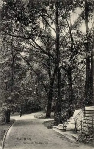 Ak Aachen in Nordrhein Westfalen, Stadtgarten