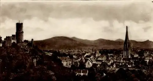 Ak Bad Godesberg Bonn am Rhein, Teilansicht, Godesburg