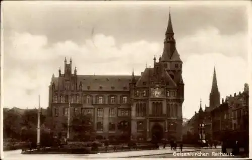 Ak Gelsenkirchen im Ruhrgebiet, Rathaus