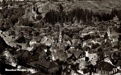 Ak Monschau Montjoie in der Eifel, Totalansicht