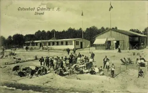 Ak Ostseebad Grömitz in Holstein, Strand, Badegäste