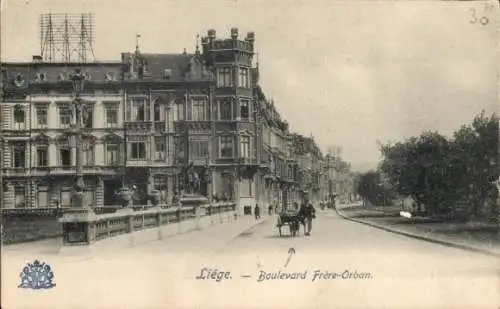 Ak Liège Lüttich Wallonien, Boulevard Frere-Orban