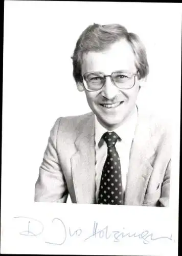 Foto Politiker Ivo Holzinger, Portrait, Autogramm