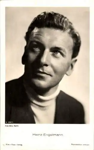 Ak Schauspieler Heinz Engelmann, Portrait