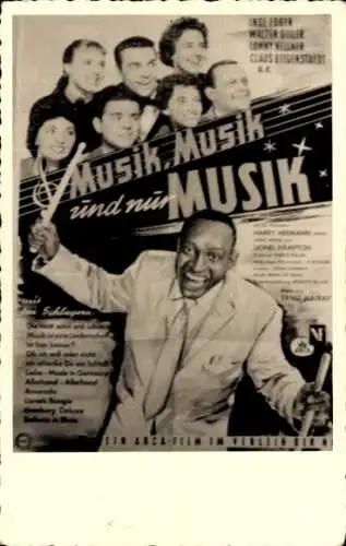 Ak Schauspieler Inge Egger, Film Musik, Musik und nur Musik