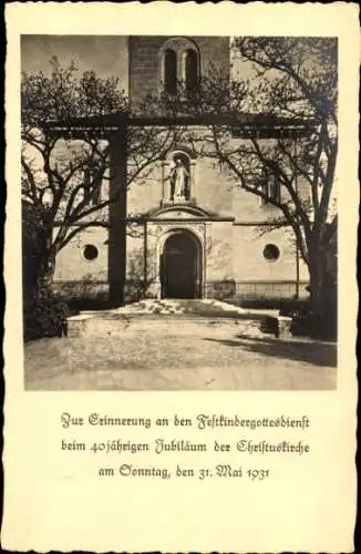 Ak Freiburg im Breisgau, Christuskirche