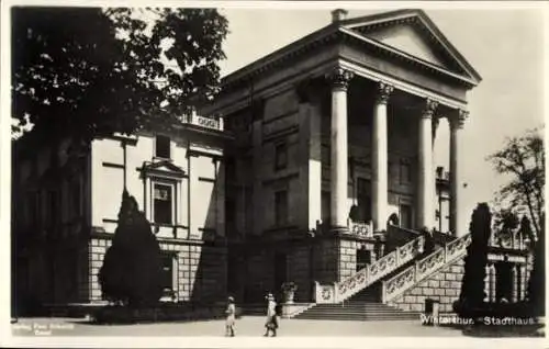 Ak Winterthur Kt. Zürich Schweiz, Stadthaus