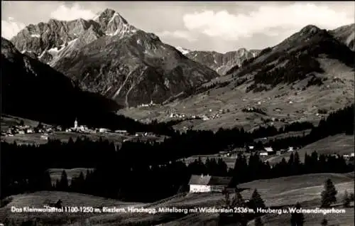 Ak Riezlern Mittelberg im Kleinwalsertal Vorarlberg, Panorama