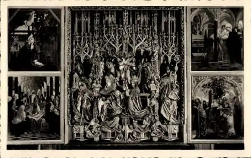 Ak Sankt Wolfgang Kienberg Steiermark, Mittelschrein, Seitenflügel vom Hochaltar