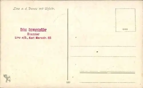 Ak Linz an der Donau Oberösterreich, Ort und Urfahr