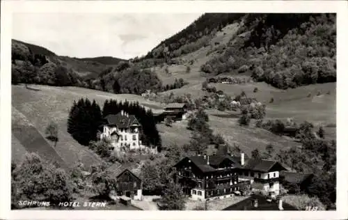 Ak Schruns in Vorarlberg, Hotel Stern mit Umgebung