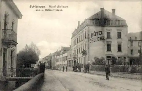 Ak Echternach Luxemburg, Hotel Bellevue
