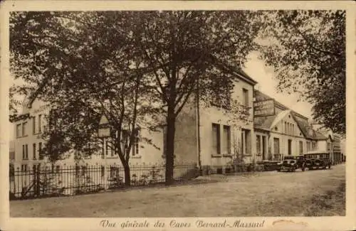 Ak Grevenmacher Luxemburg, Caves Bernard-Massard, Frontalansicht