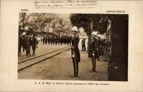 Ak Boma Belgisch-Kongo DR Kongo Zaire, König Albert I. von Belgien