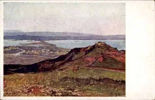 Künstler Ak Prinz, Karl Ludwig, Durrës Durazzo Durz Albanien, Landschaft