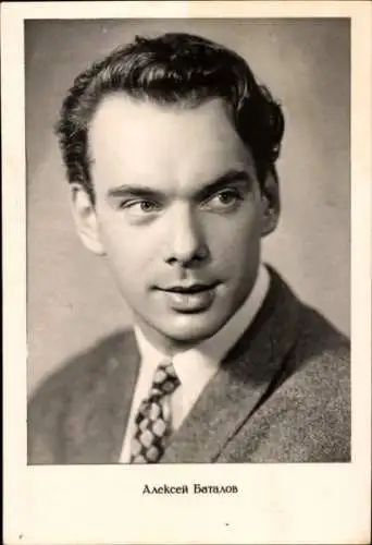 Ak Schauspieler und Regisseur Alexei Batalow, Portrait