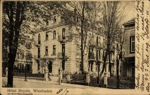 Ak Wiesbaden in Hessen, Hotel Royale