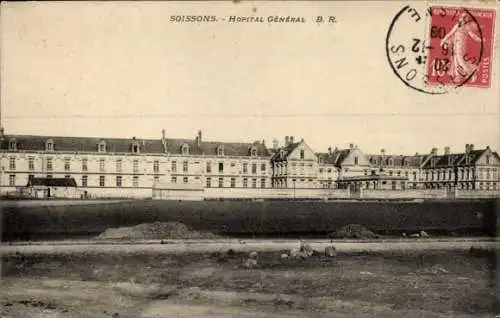 Ak Soissons Aisne, Hopital General