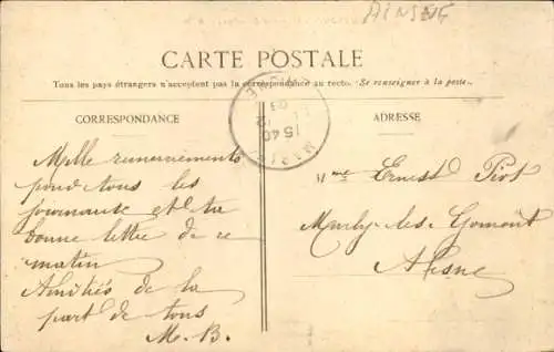 Ak Soissons Aisne, Hopital General