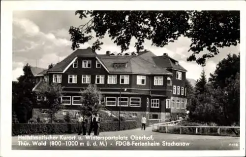 Ak Oberhof im Thüringer Wald, FDGB Ferienheim Stachanow