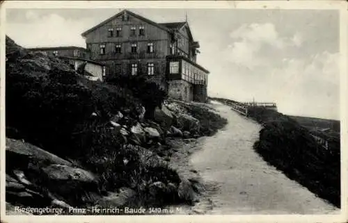 Ak Karpacz Krummhübel Riesengebirge Schlesien, Prinz Heinrich Baude