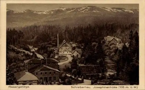 Ak Szklarska Poręba Schreiberhau Riesengebirge Schlesien, Josephinenhütte