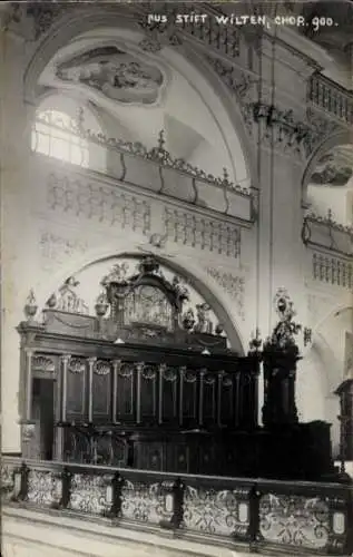 Ak Wilten Innsbruck in Tirol, Stift, Chor