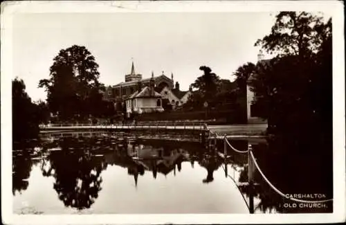 Ak Carshalton Sutton London England, Alte Kirche