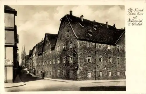 Ak Kassel, Oberste Gasse, Hofhospital St. Elisabeth