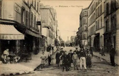 Ak Puteaux Hauts de Seine, Rue Magenta