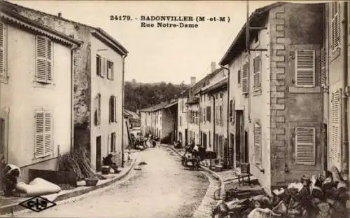 Ak Badonviller Badenweiler Meurthe et Moselle, Rue Notre Dame