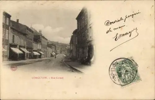 Ak Longuyon Meurthe et Moselle, Rue Carnot