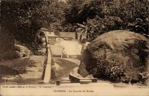Ak Cayenne Französisch Guayana, Der Rorota-Wasserfall