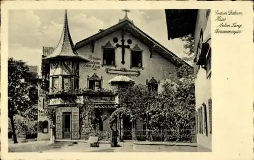 Ak Oberammergau in Oberbayern, Pension Daheim Haus Anton Lang