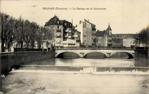 Ak Belfort Beffert Beffort Territoire de Belfort, Le Barrage sur la Savoureuse