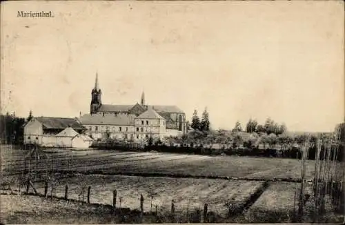 Ak Marienthal Haguenau Hagenau Elsass Bas Rhin, Wallfahrtskirche Marienthal